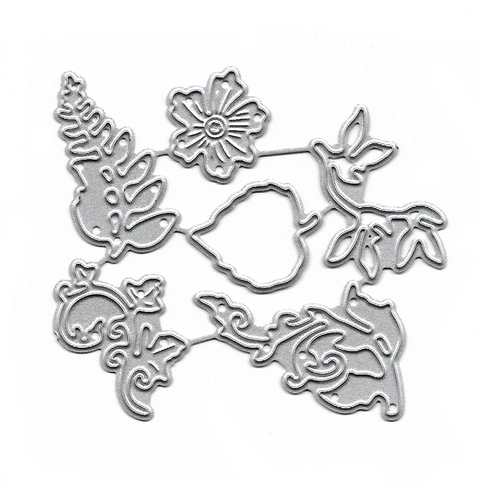 Steel Cutting Dies - Tiny leaves and flowers (Set of 6 dies) CrafTAdda Steel Cutting Dies XY1118 2 Steel Cutting Dies - Tiny leaves and flowers (Set of 6 dies)