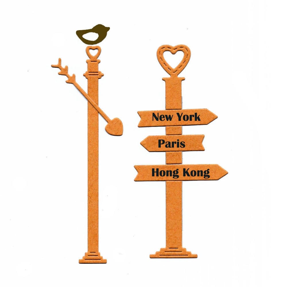 Steel Cutting Dies - Travel Sign Post(Set of 4 dies) CrafTAdda Steel Cutting Dies XY1142 1 CrafTAdda_Steel_Cutting_Dies_XY1142_1