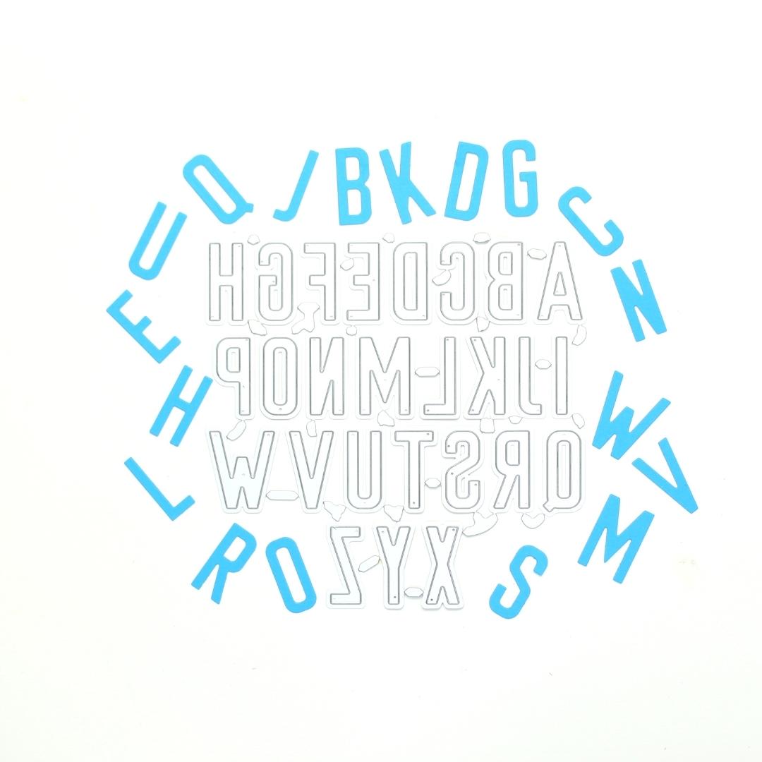 CrafTangles Steel Dies - Basic Alphabets Uppercase (Set of 26 dies) CrafTangles Steel Dies Alphabet Basics Uppercase 1 CrafTangles_Steel_Dies_Alphabet_Basics_Uppercase_1