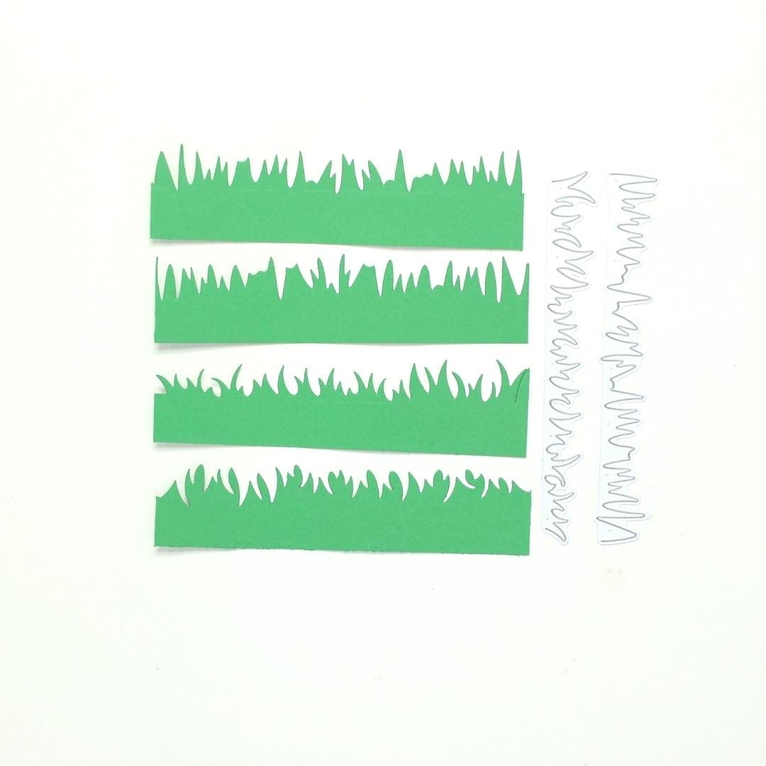 CrafTangles Steel Dies - Grass Border (Set of 2 dies) CrafTangles Steel Dies Grass Border 1 CrafTangles_Steel_Dies_Grass_Border_1