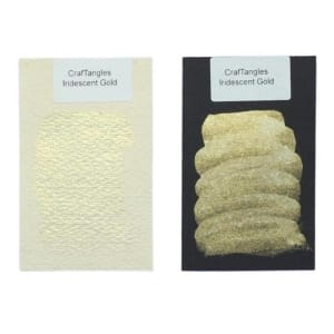 CrafTangles_Watercolor_Pans_Swatch_Iridescent_Gold