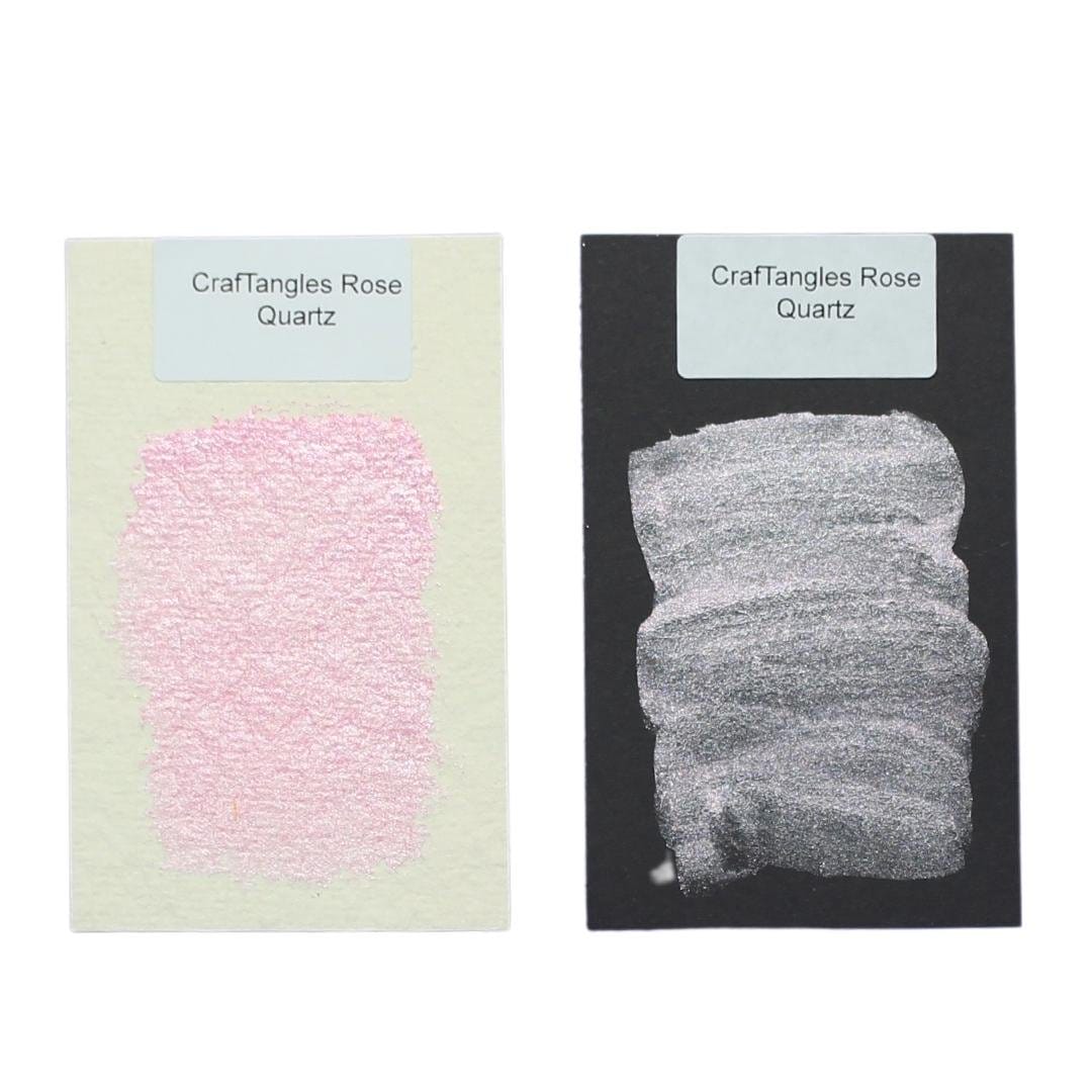 CrafTangles Watercolour Full Pans - Rose Quartz CrafTangles Watercolor Pans Swatch Rose Quartz CrafTangles_Watercolor_Pans_Swatch_Rose_Quartz