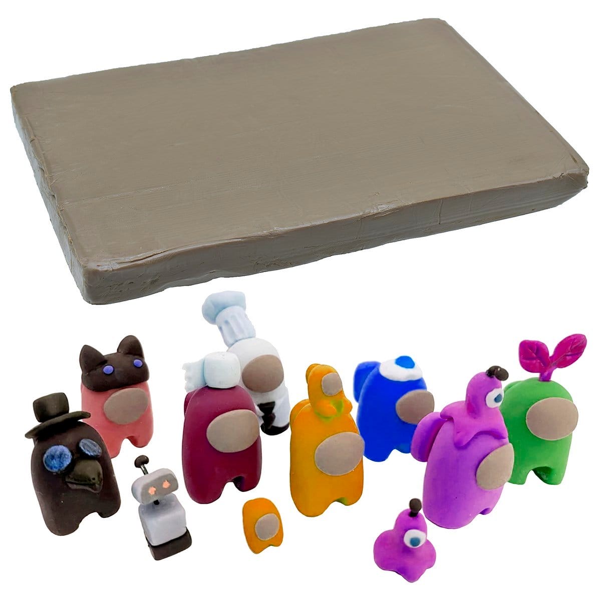 Polymer Clay 250gm Brown PCLAY BN polymer clay 1 PCLAY-BN_polymer_clay_1