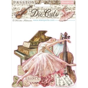 Stamperia Die-Cuts - Passion