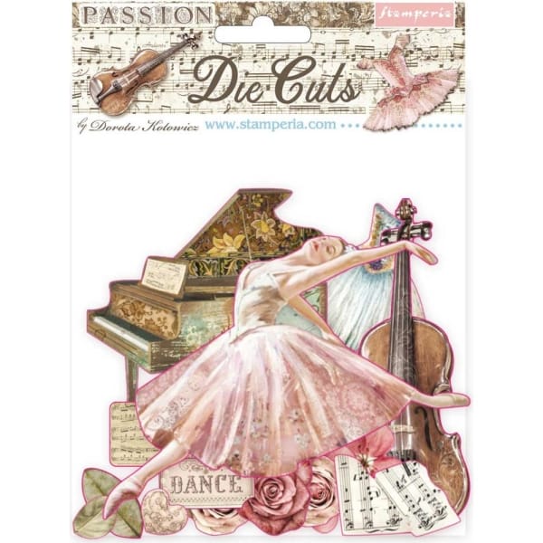 Stamperia Die-Cuts - Passion