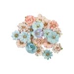 Prima Marketing Mulberry Paper Flowers - Christmas Lights/Christmas Sparkle
