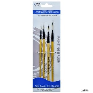 Artist Taklon Brush 4Pcs
