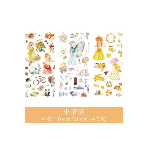 Journal Ephemera Stickers - Pretty Girls