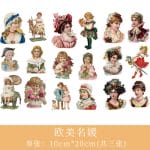 Journal Ephemera Stickers - Vintage Ladies