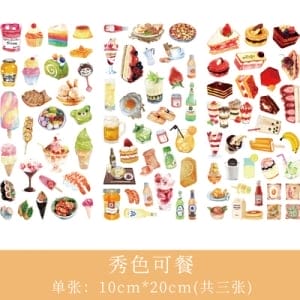 Journal Ephemera Stickers - Desserts