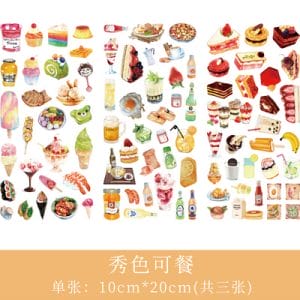 Journal Ephemera Stickers - Desserts
