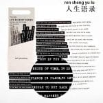Journal transparent Sentiment Stickers (40 pcs) - Life Quotations