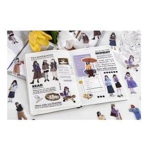 40pcs_people_journal_Sticker_epehemera