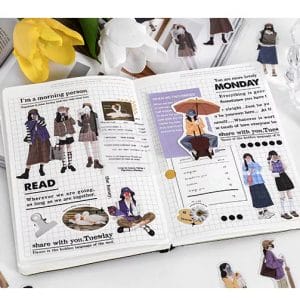 40pcs_people_journal_Sticker_epehemera