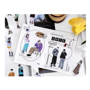 40pcs_people_journal_Sticker_epehemera_2