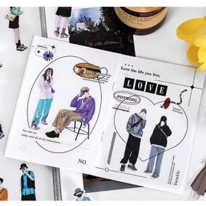 40pcs_people_journal_Sticker_epehemera_2