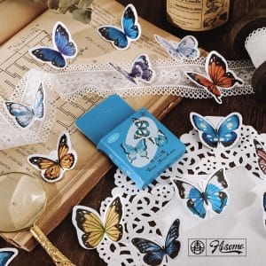 Journal Ephemera Stickers - Butterflies (46 pcs)