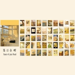 Photo Sticker Book for Journal Ephemeras (50 sheets) - Morning Sky