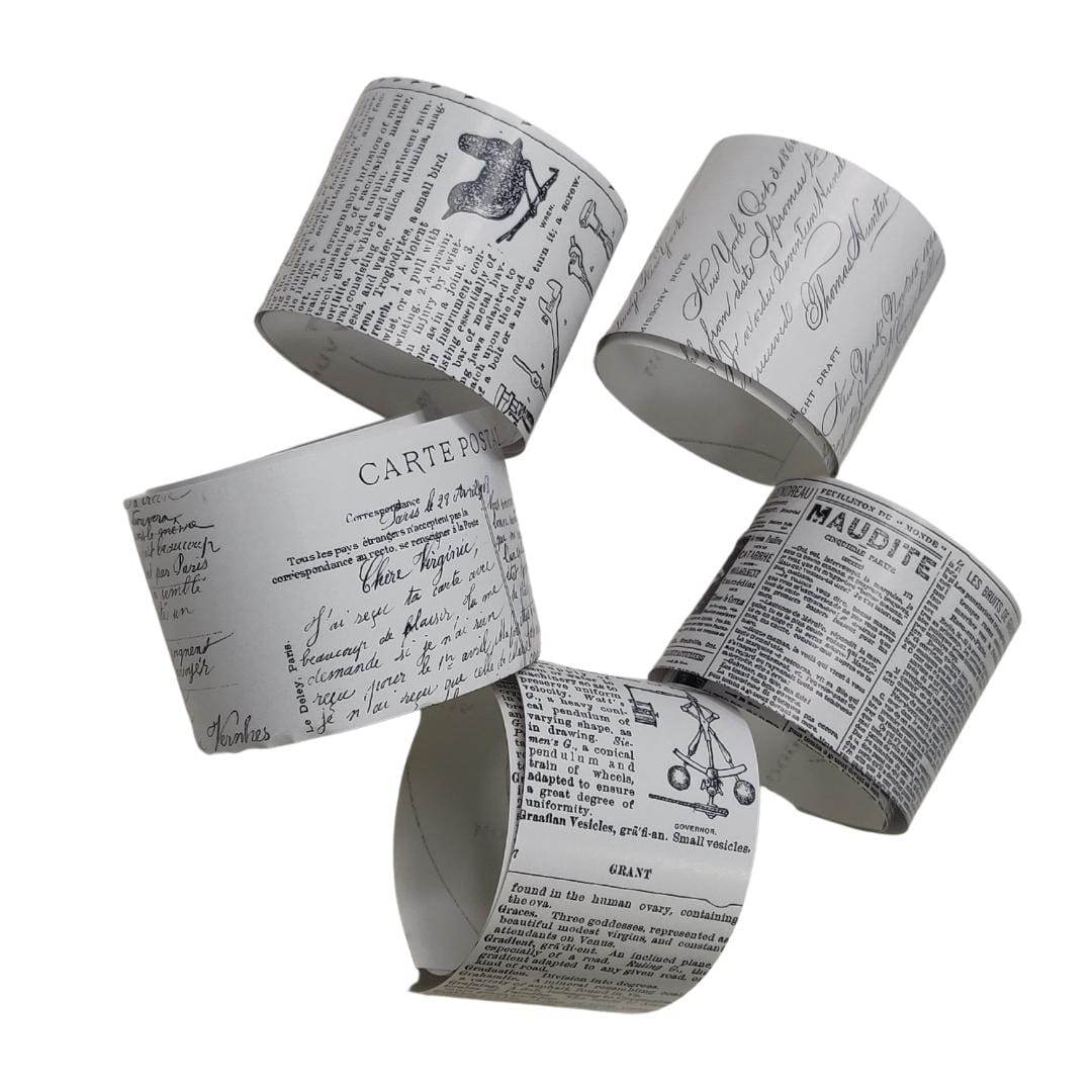 CrafTangles Journal Sticker Rolls (Pack of 5 designs) - Old Script CrafTangles Sticker Rolls Old Script CrafTangles_Sticker_Rolls_Old_Script