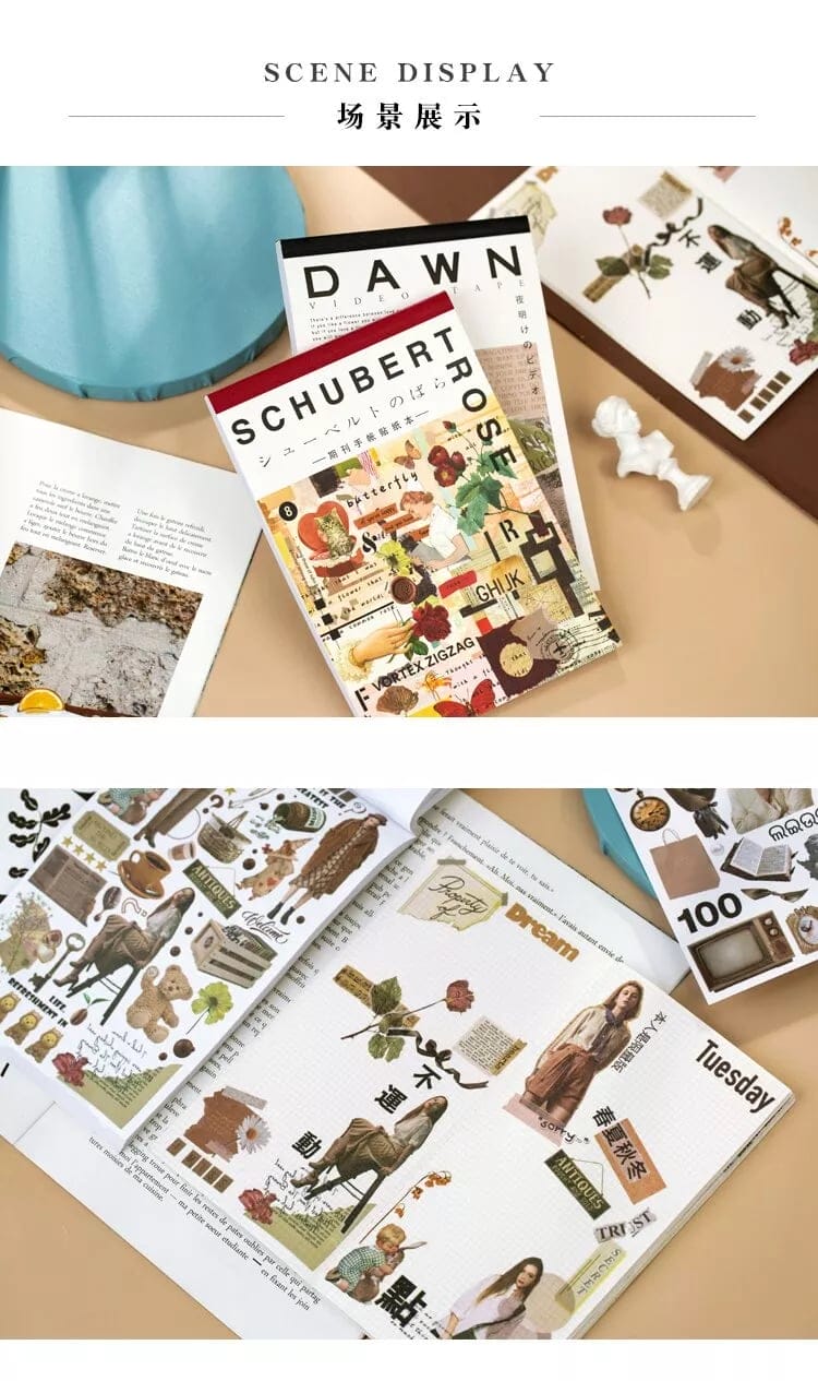 Journalling Sticker book with Elements (50 Sheets) - Dawn Dawn Schubert Journal Pages 1 Dawn_Schubert_Journal_Pages_1