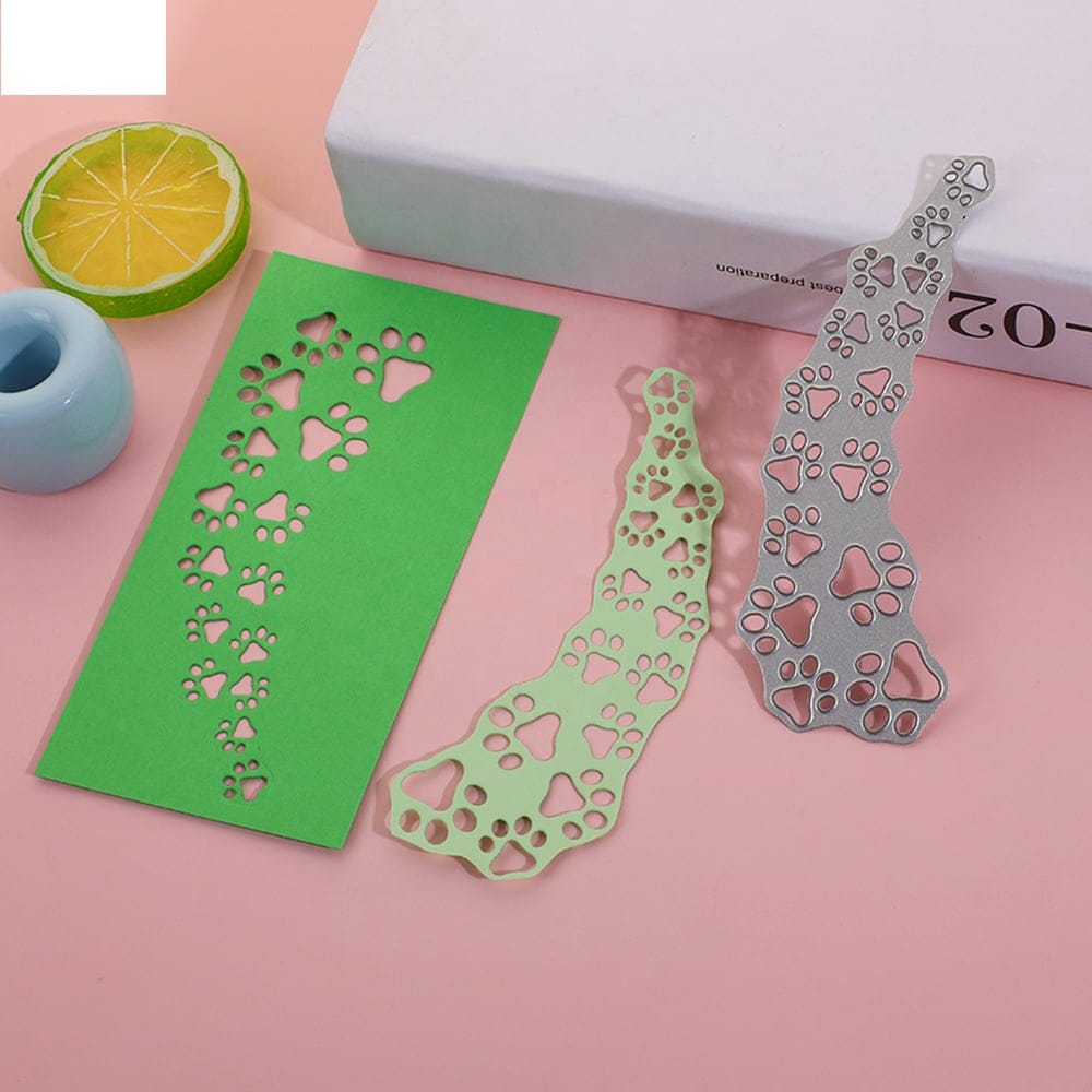 Steel Cutting Dies - Dog Paw Prints Steel Cutting Dies XY314 Steel Cutting Dies - Dog Paw Prints
