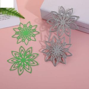 Steel Cutting Dies - Fancy Flowers (Set of 2 dies)