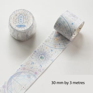 Washi Holographic Sticker Roll - Alchemy (30mm by 3 metres)