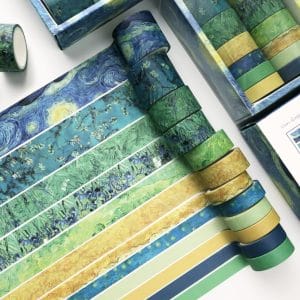 Washi Tapes Box (Set of 12 tapes) - Van Gogh Impressions