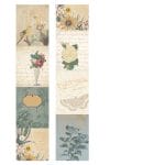 Washi Sticker Roll - Vintage Flowers (40mm by 3 metres)