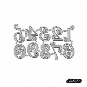 Steel Dies - Antique Numbers