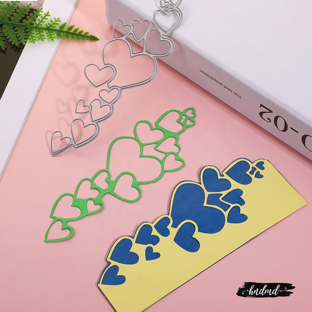 Steel Border Dies - Heart Edge XY298 steel cutting die 1 XY298_steel_cutting_die_1
