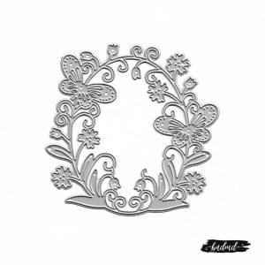 Steel Dies - Floral Wreath (XY320)