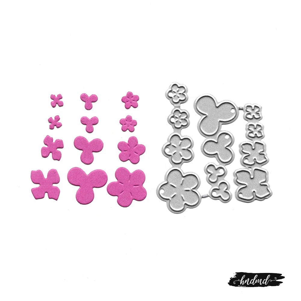 Steel Cutting Dies - Tiny Flowers (Set of 12 dies)