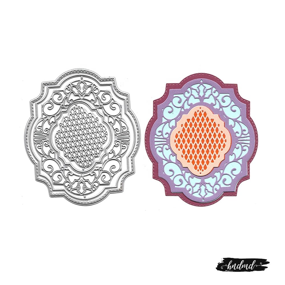 Steel Dies - Ornate Frames (Set of 5 dies) (XY547) XY547 steel cutting dies Steel Dies - Ornate Frames (Set of 5 dies) (XY547)