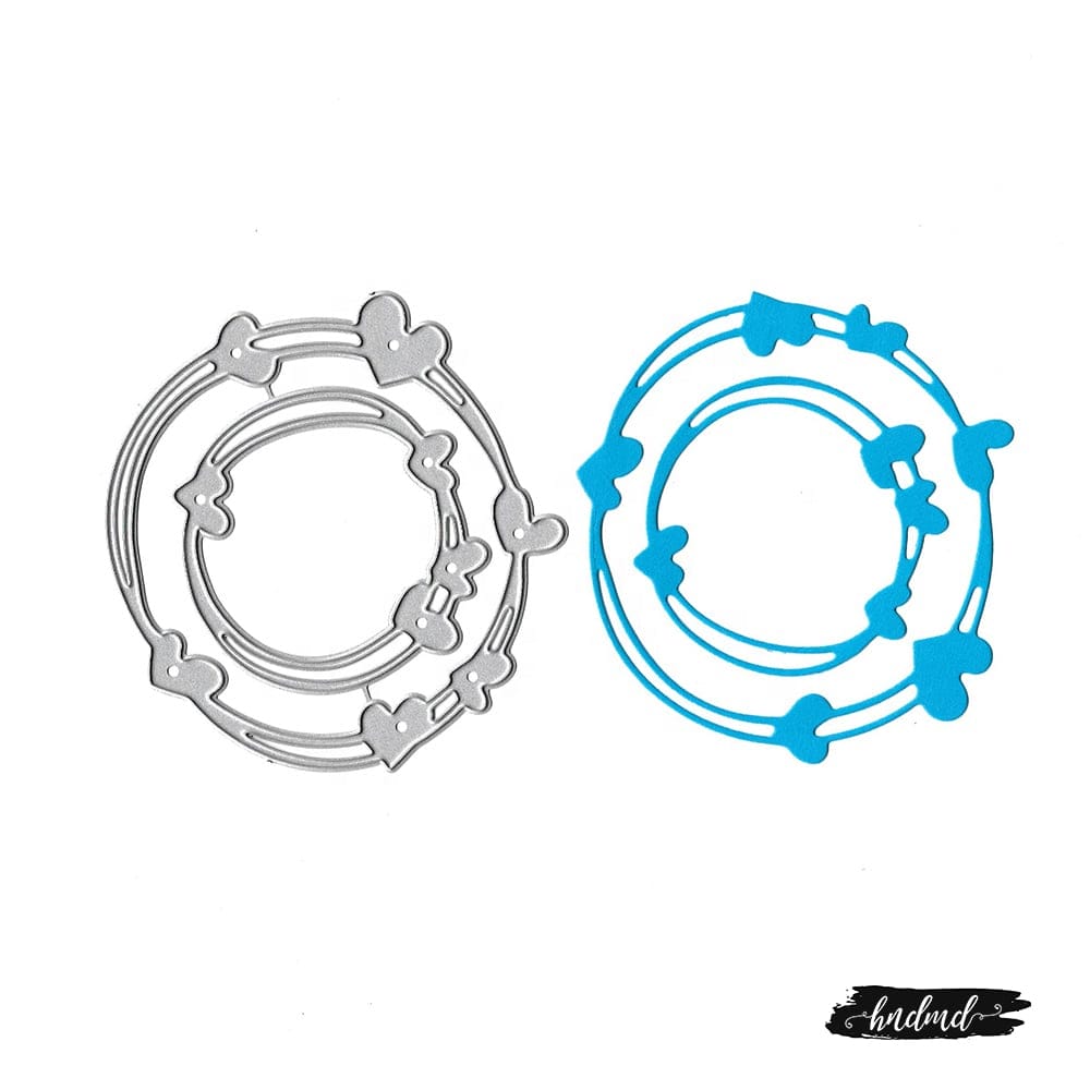 Steel Dies - Heart Wreath XY562 steel cutting dies Steel Dies - Heart Wreath