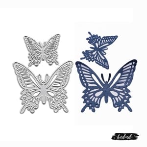 Steel Cutting Dies - Butterflies (Set of 2 dies) (XY751)