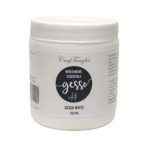 CrafTangles mixed media essentials - Gesso - White (250 ml)