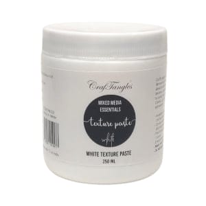 CrafTangles Texture Paste - White (250 ml)