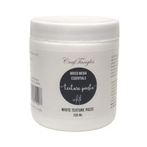 CrafTangles Texture Paste - White (250 ml)