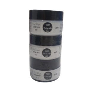 CrafTangles mixed media essentials - Texture Paste Starter Pack (50 ml each)