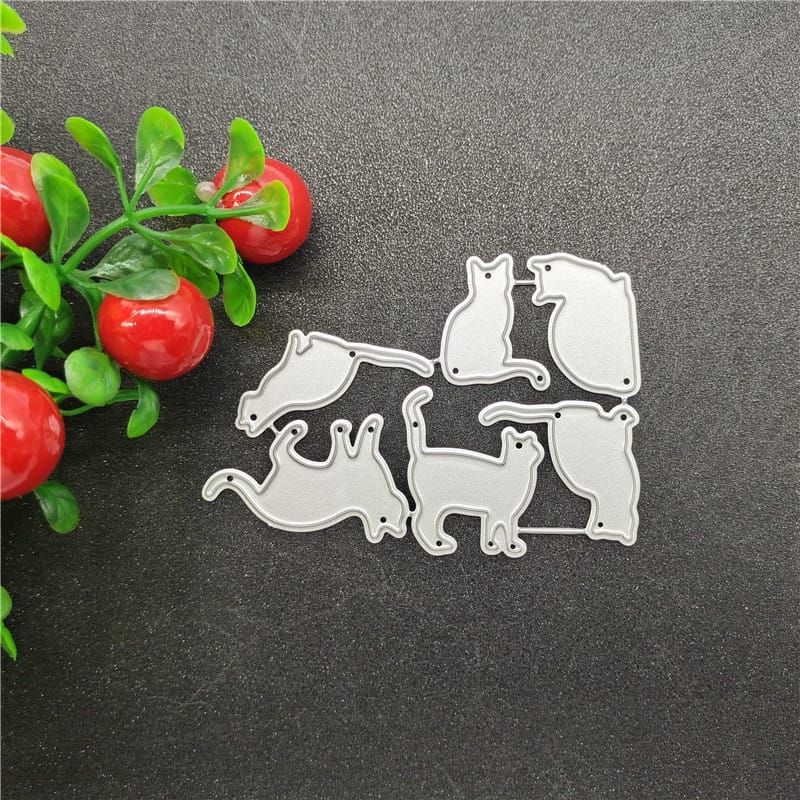 Steel Cutting Dies - Cats (Set of 6 dies) LC055 steel cutting dies Steel Cutting Dies - Cats (Set of 6 dies)