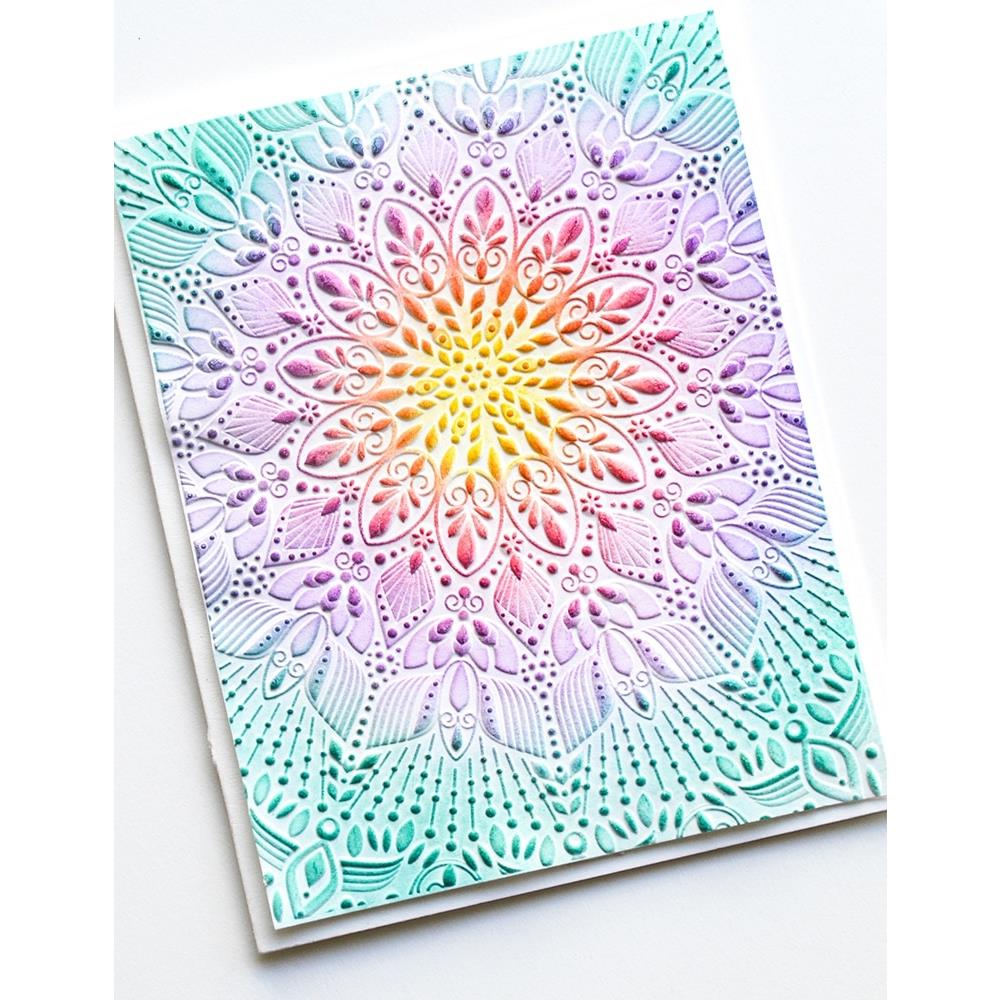 Memory Box 3D Embossing Folder 4.5"X5.75" - Stunning Mandala Memory Box 3D Embossing Folder 4.5"X5.75" - Stunning Mandala