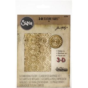Sizzix 3D Texture Fades Embossing Folder By Tim Holtz - Kaleidoscope