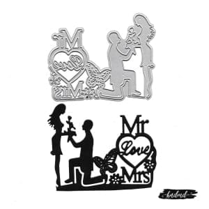 Steel Dies - Couple on a Wedding Day (XY598)