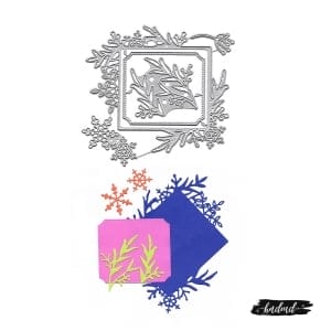 Steel Dies - Floral Winter Frame (Set of 5 dies)