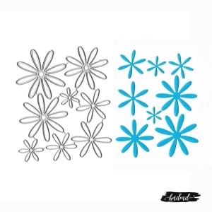 Steel Cutting Dies - Flowers (Set of 8 dies) (XY656)