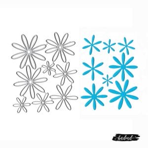 Steel Cutting Dies - Flowers (Set of 8 dies) (XY656)