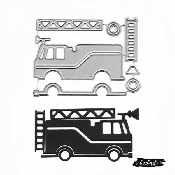 Steel Dies - Fire Truck (Set of 7 dies)