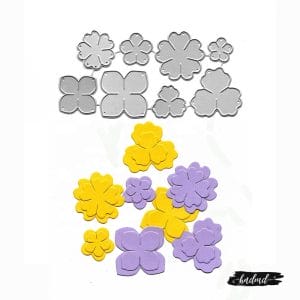 Steel Cutting Dies - Flowers (Set of 8 dies) (XY722)