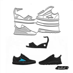 Steel Dies - Shoes and Sandals (Set of 7 dies)